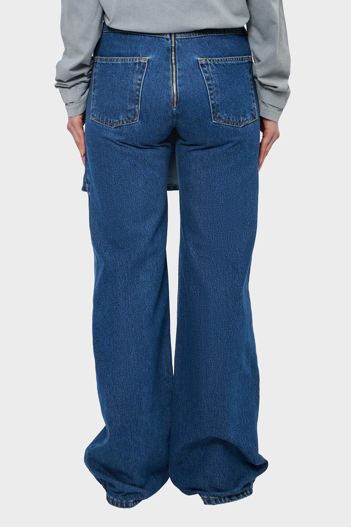SKIRTY JEANS trousers blue