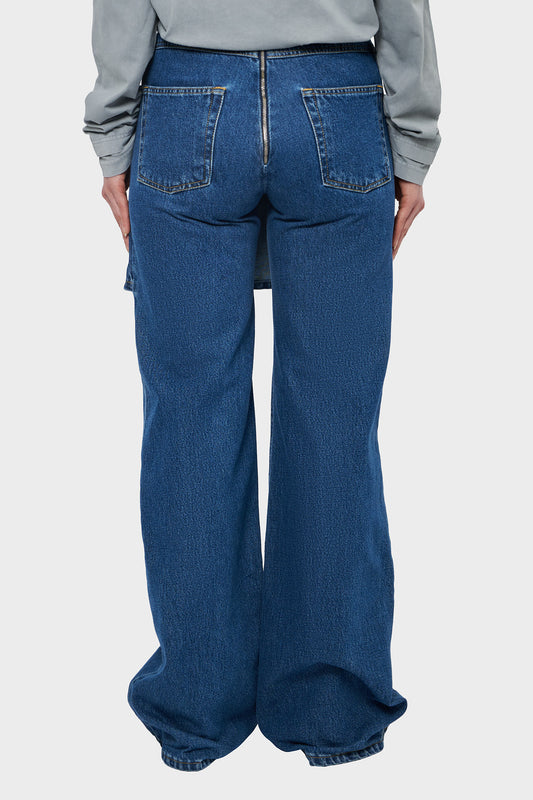 SKIRTY JEANS trousers blue