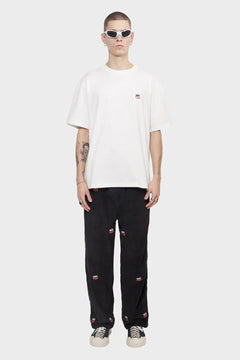 Spodnie SEX LOGO EMBROIDERED czarne