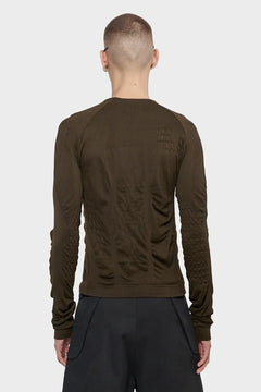 Bluza 3D KNIT brązowa