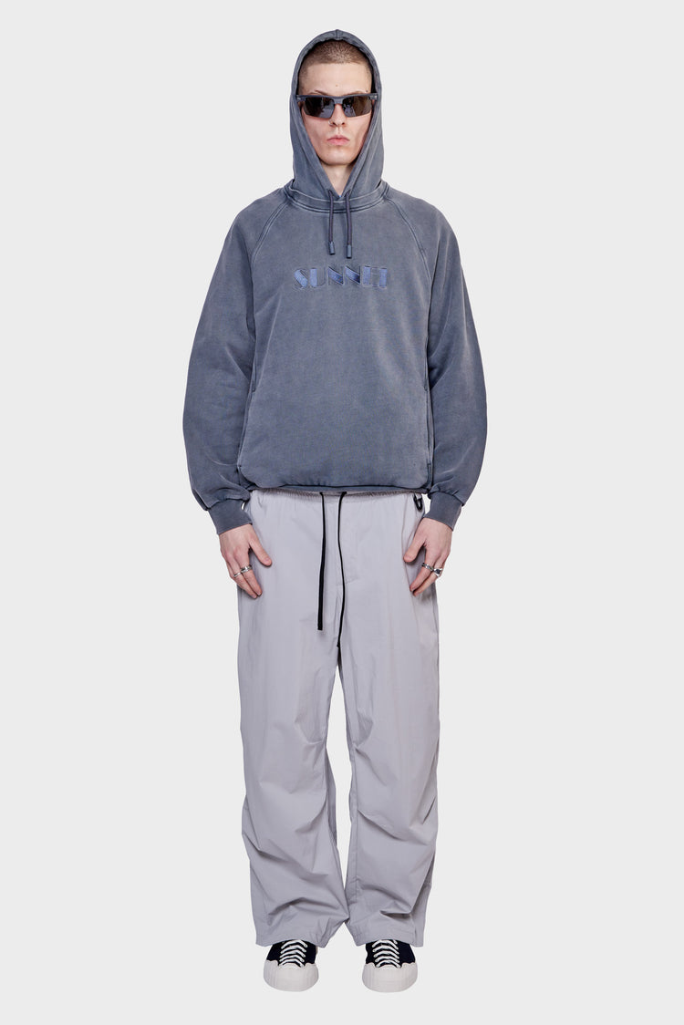 meskie#@Bluza DOUBLE HOODIE szara