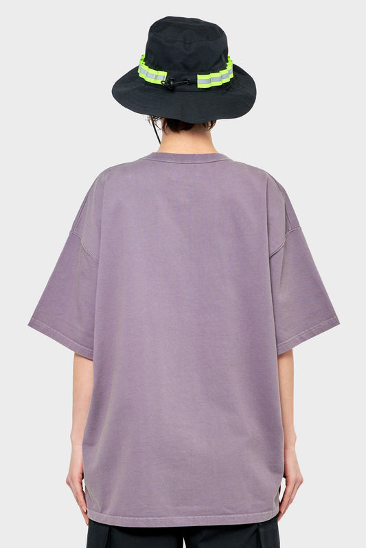 damskie#@Koszulka RUSH OVERSIZE fioletowa
