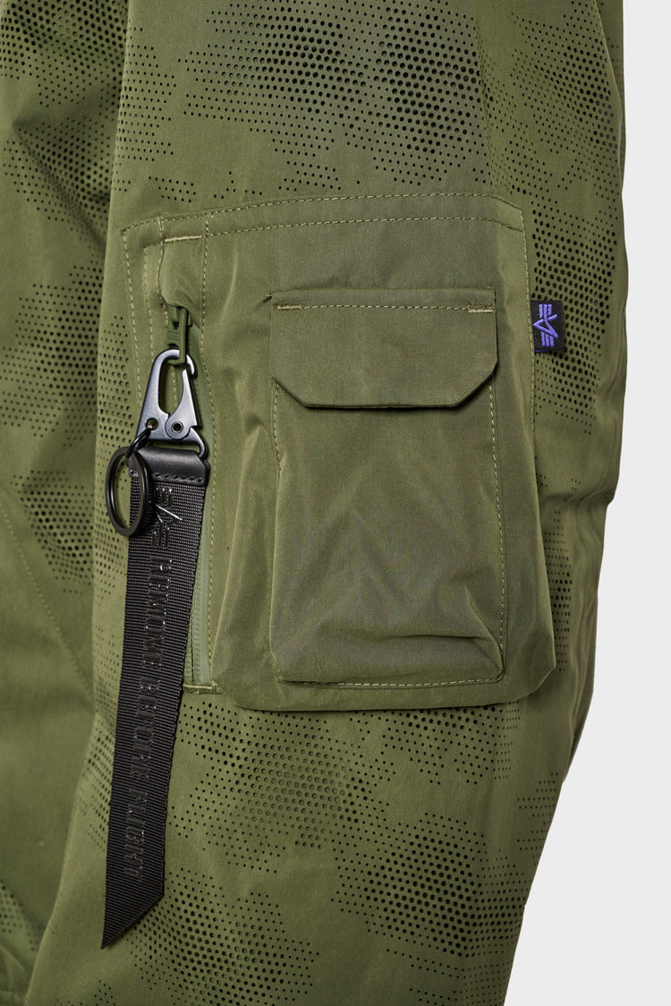 Kurtka LASER CUT FLIGHT JACKET II zielona