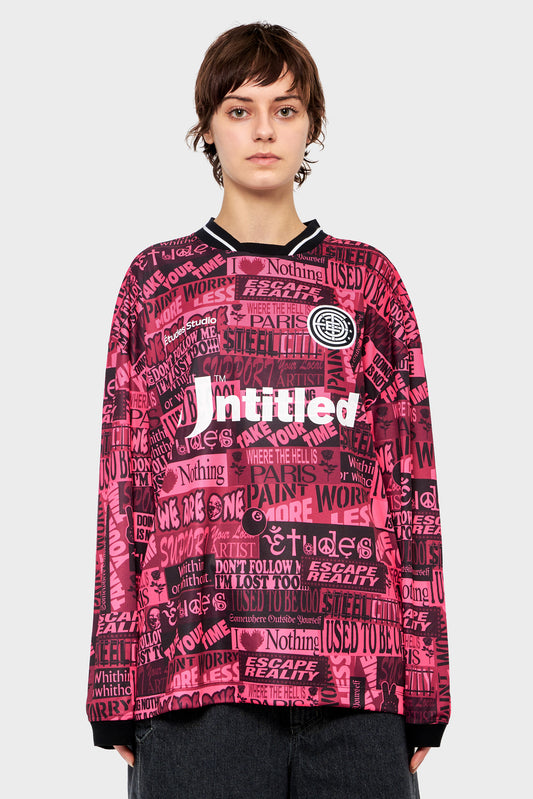 damskie#@Longsleeve SOCCER różowy