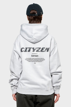 Bluza z kapturem CITYZEN Bareen, nadruk na plecach, odzież streetwear, męska moda