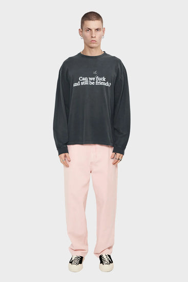 meskie#@Longsleeve A MODERN LOVE STORY czarna