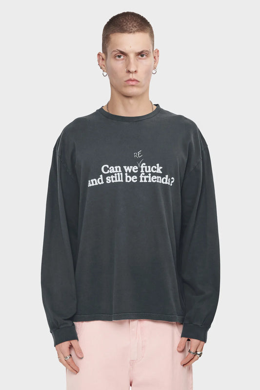 meskie#@Longsleeve A MODERN LOVE STORY czarna