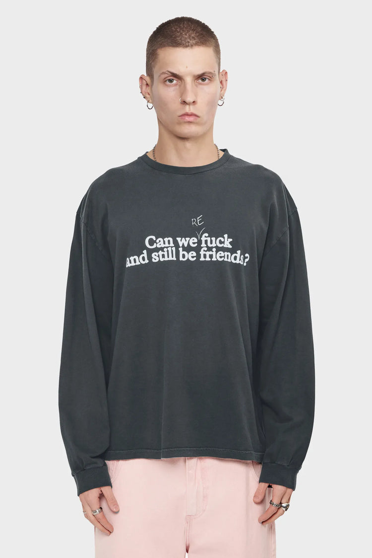 meskie#@Longsleeve A MODERN LOVE STORY czarna