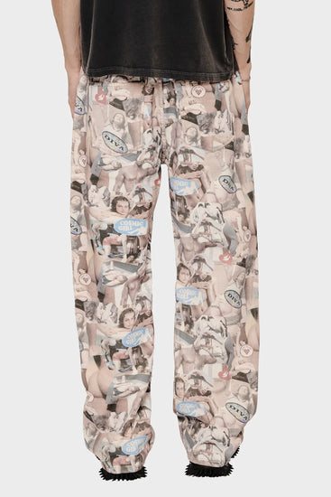 meskie#@Spodnie AEROBIC D**K ENERGY multikolorowe