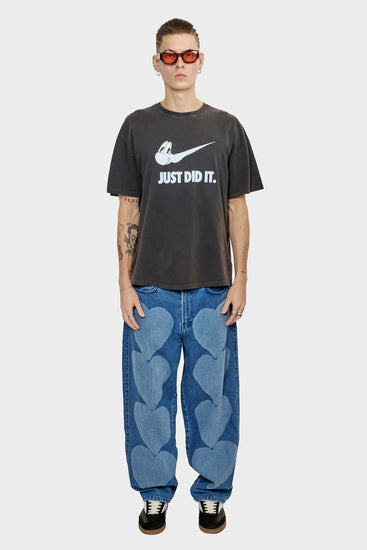 meskie#@Koszulka JUST DID IT czarna