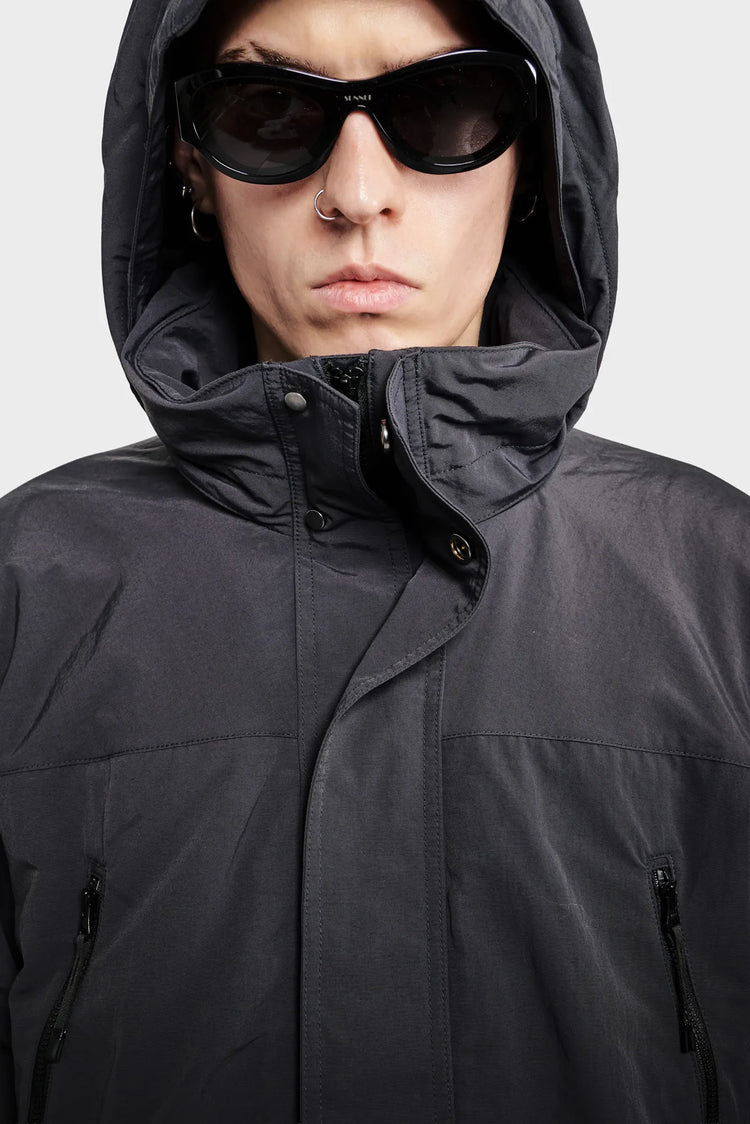 Kurtka DOPE DYED TUSSAH WARMER czarna