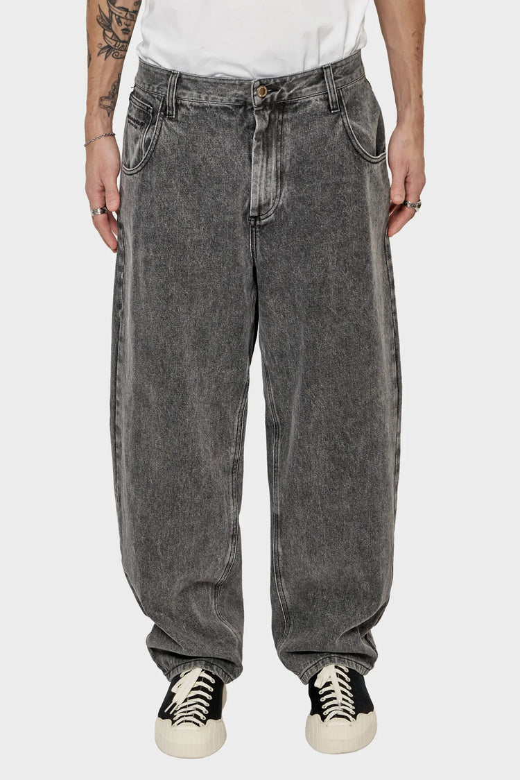 Spodnie 252 DENIM wyprasowane czarne