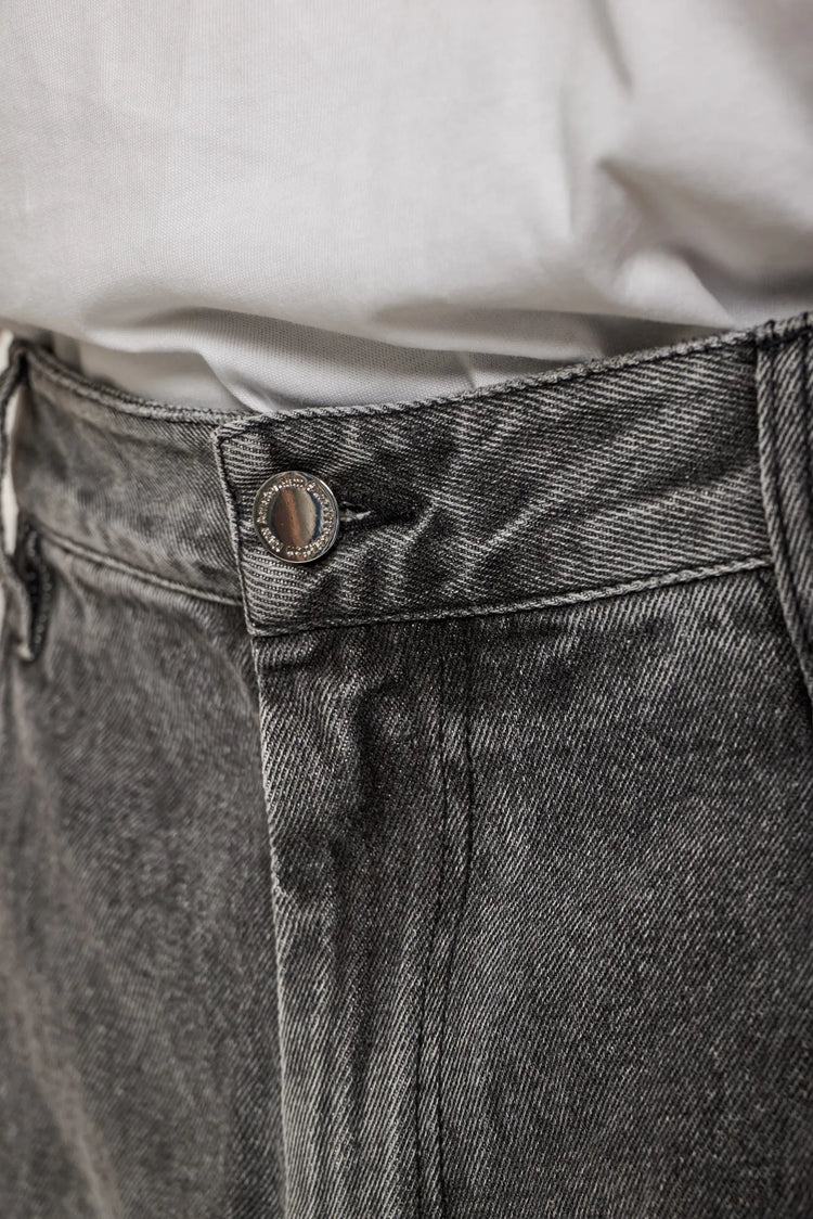 Spodnie 252 DENIM wyprasowane czarne