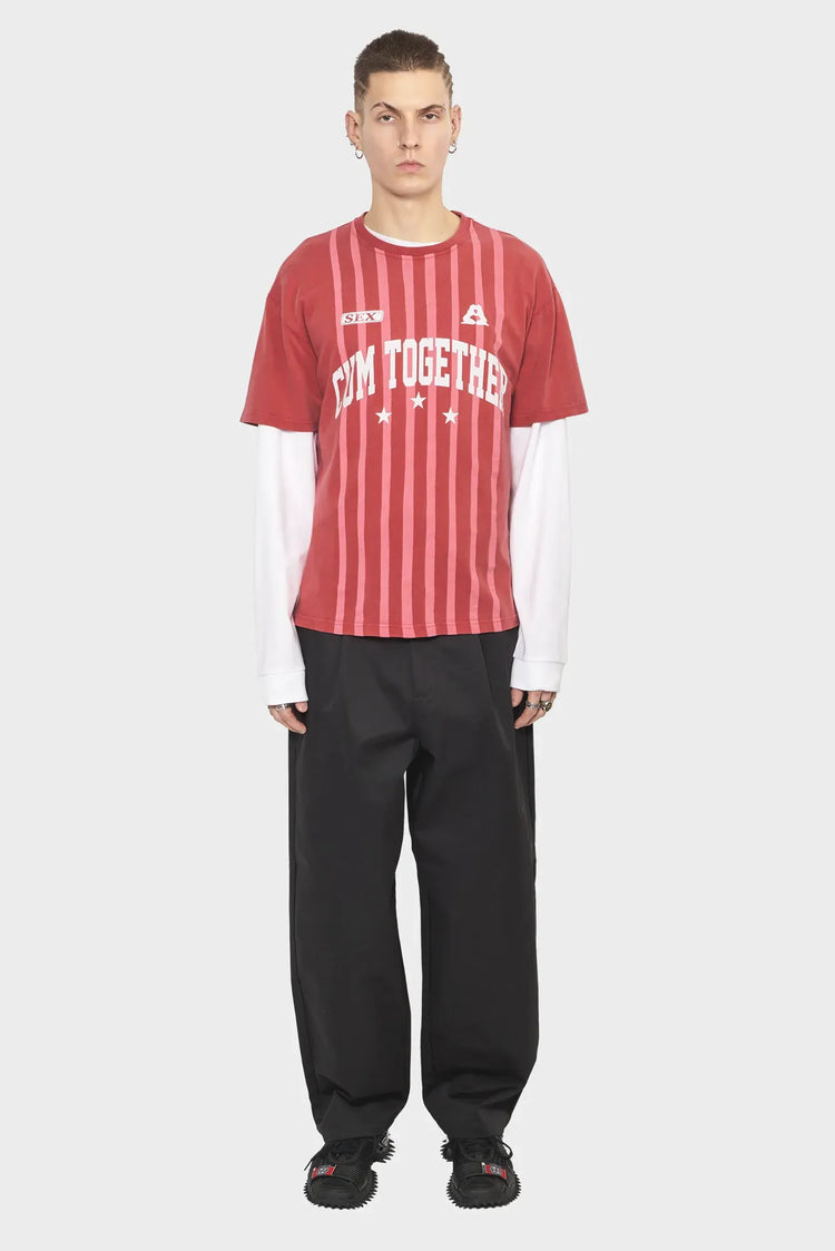 meskie#@Koszulka TEAM PLAYER czerwona