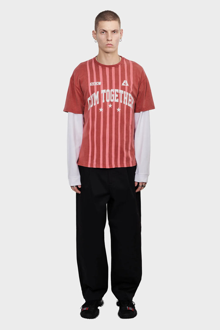 meskie#@Koszulka TEAM PLAYER czerwona