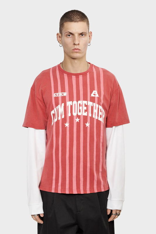 meskie#@Koszulka TEAM PLAYER czerwona