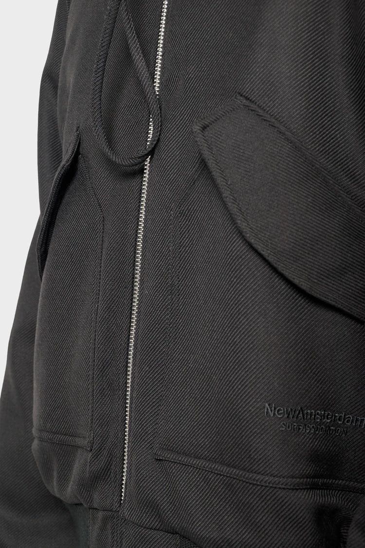 Kurtka WOOL BOMBER czarna