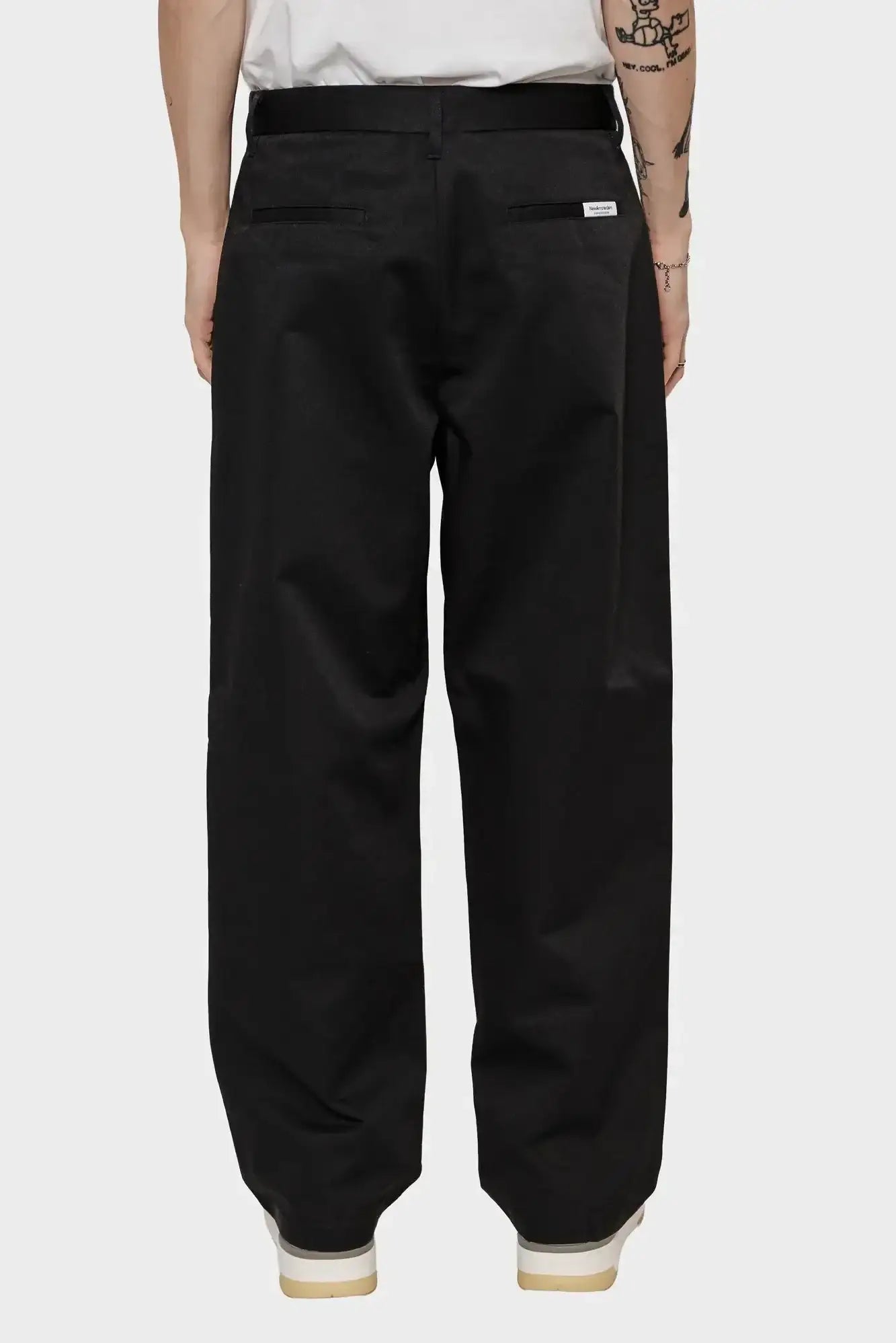 meskie#@Spodnie REWORKED TROUSERS czarny