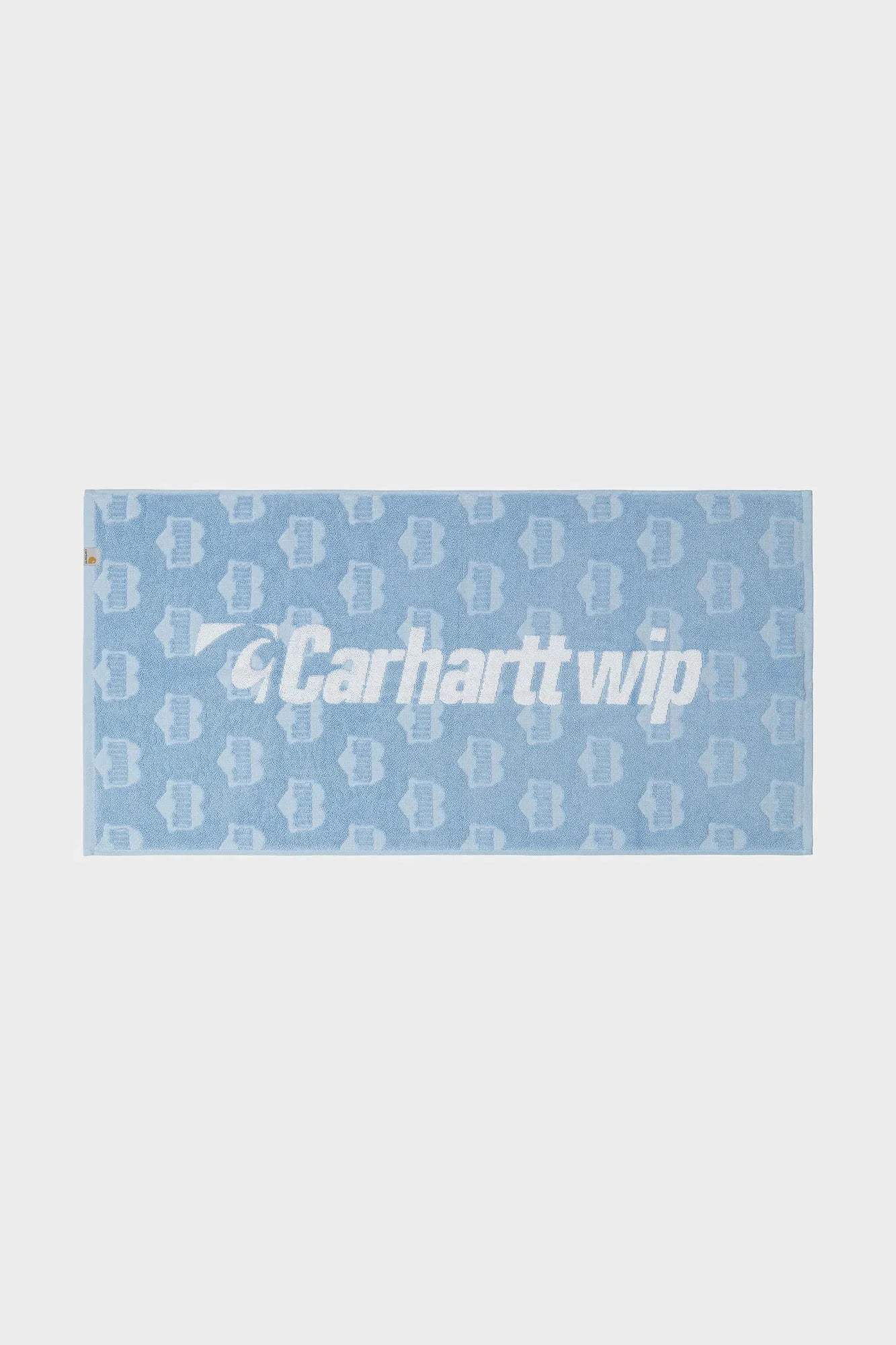 HEART TRAIN towel blue