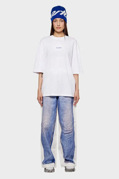 Koszulka MONOGRAM OVERSIZED TEE biała