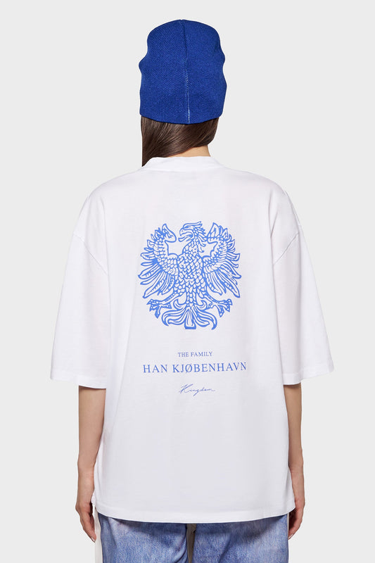 damskie#@Koszulka MONOGRAM OVERSIZED TEE biała