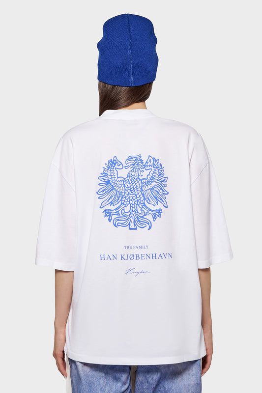 damskie#@Koszulka MONOGRAM OVERSIZED TEE biała