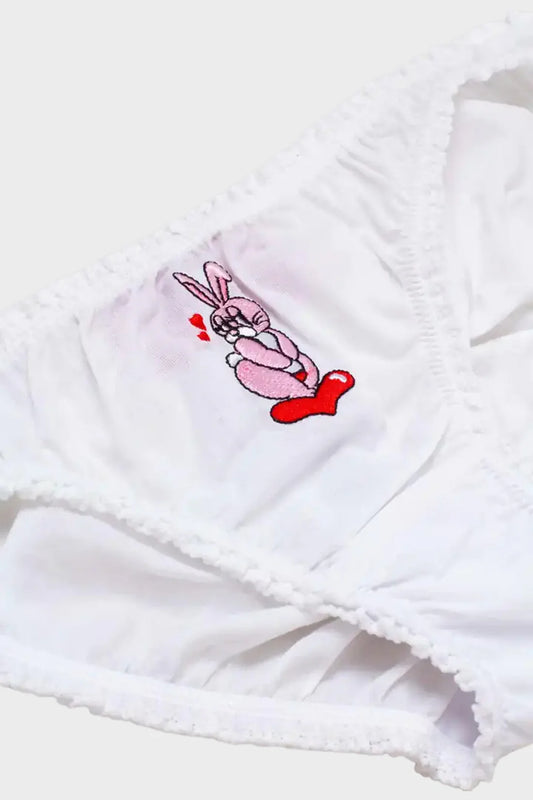 Bielizna RUFFLE BUNNY biała