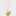 HELLO, HOT STUFF necklace, gold