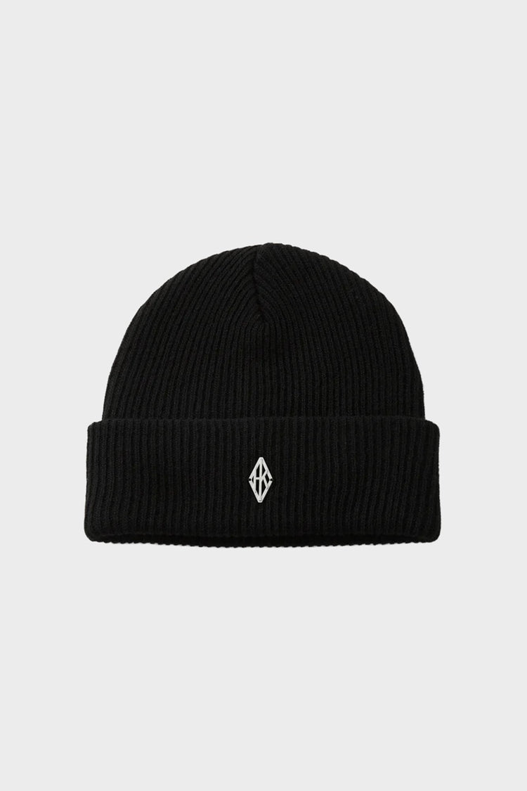 Beanie DIAMOND PLAQUE black