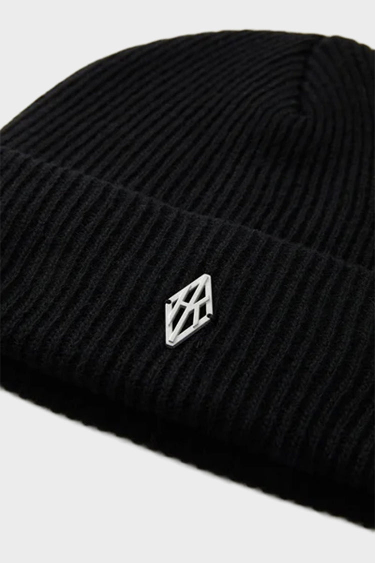 Beanie DIAMOND PLAQUE black