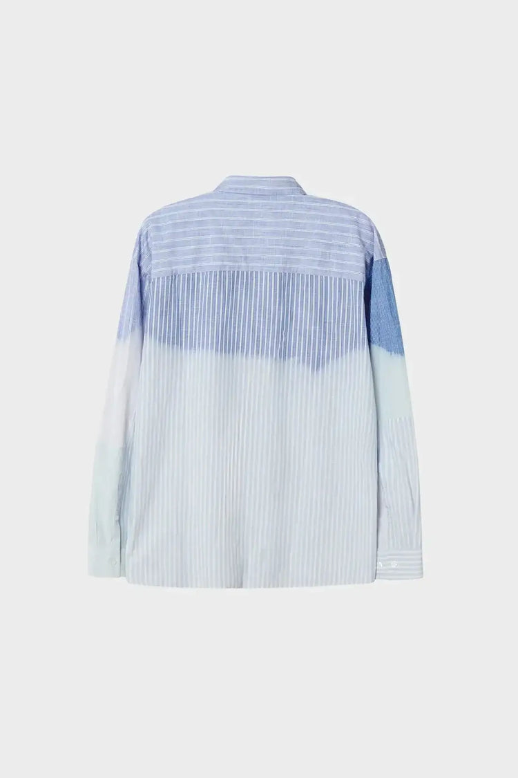 Shirt FADE OUT STRIPE blue