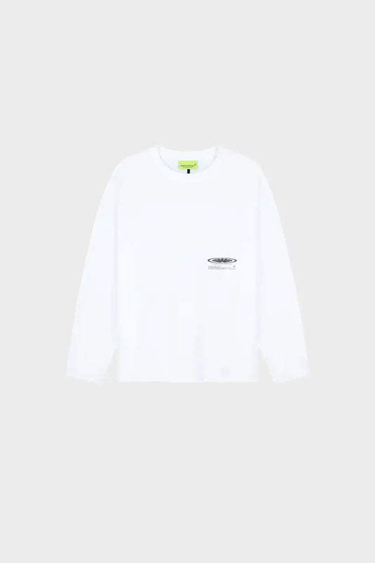 Longsleeve SHAPER LONGSLEEVE OVERDYED biały
