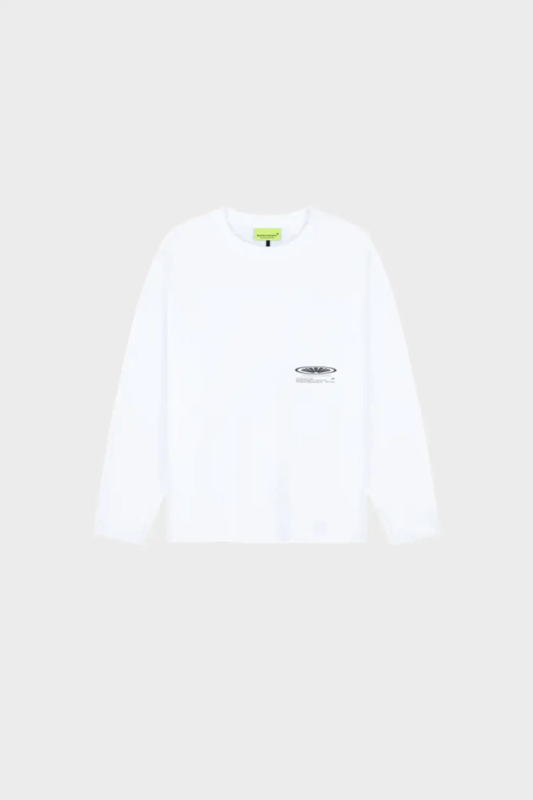 Longsleeve SHAPER LONGSLEEVE OVERDYED biały
