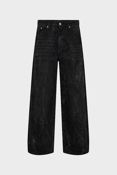 BAGGY DENIM JEANS black