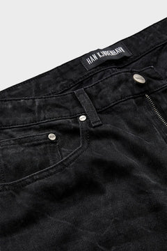 BAGGY DENIM JEANS black