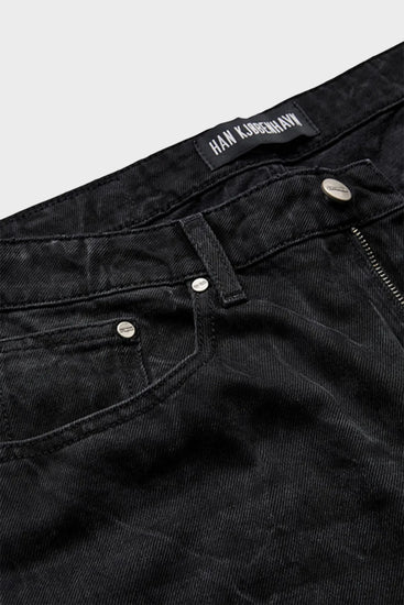 BAGGY DENIM JEANS black Han Kjøbenhavn
