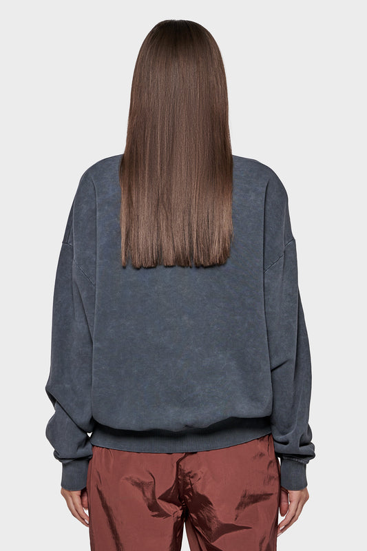 damskie#@Bluza CITIZEN PRINTED CREWNECK szara