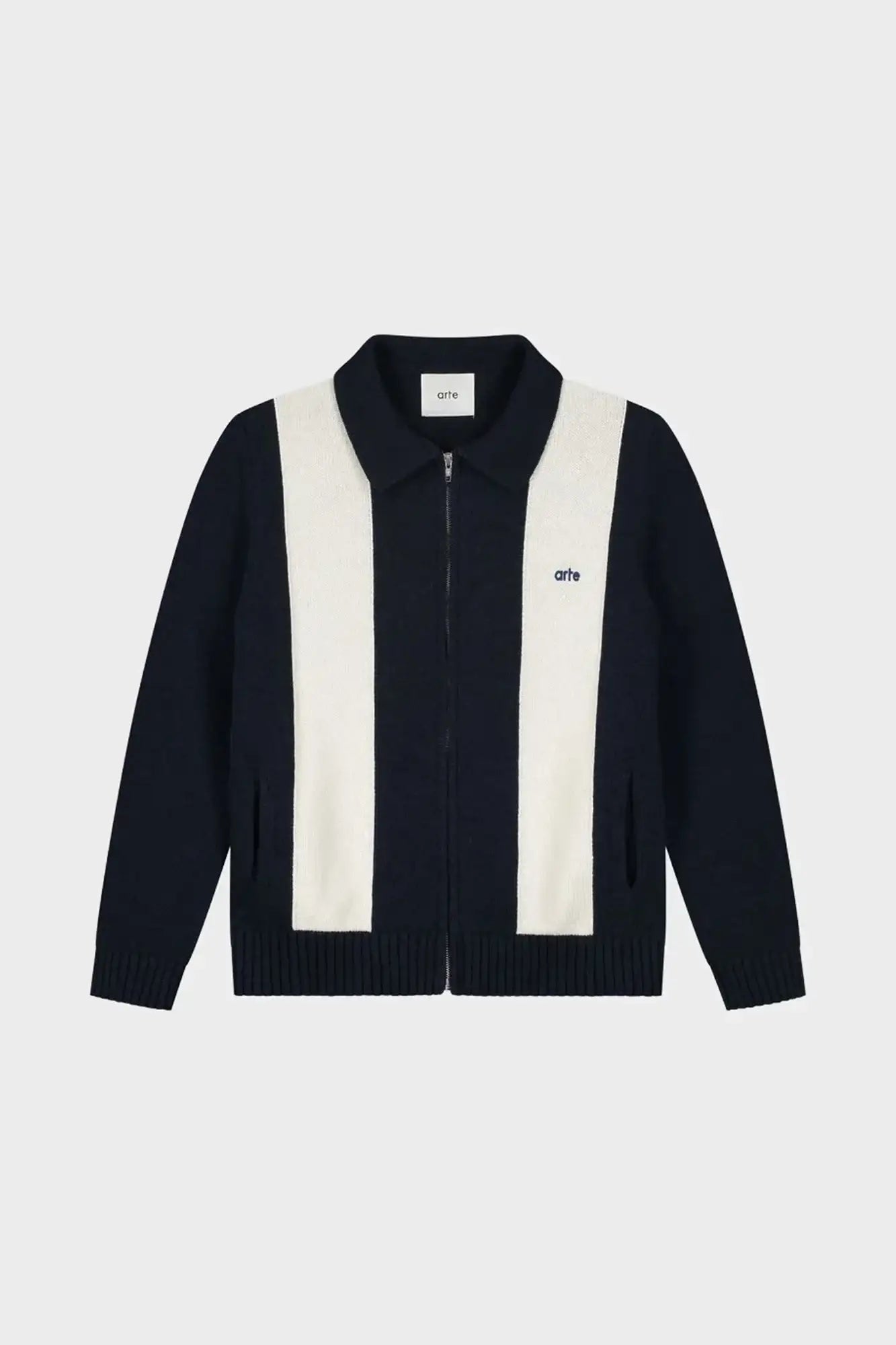 Sweater CARDIGAN blue/white 