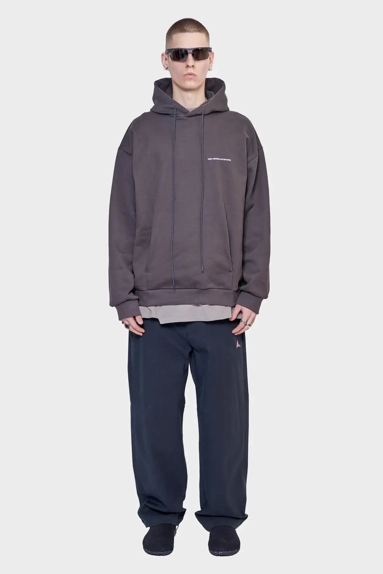 meskie#@Bluza HOODIE RIGHT grafitowa