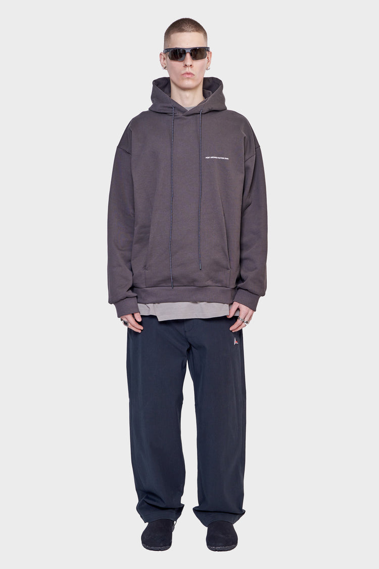 meskie#@Bluza HOODIE RIGHT grafitowa