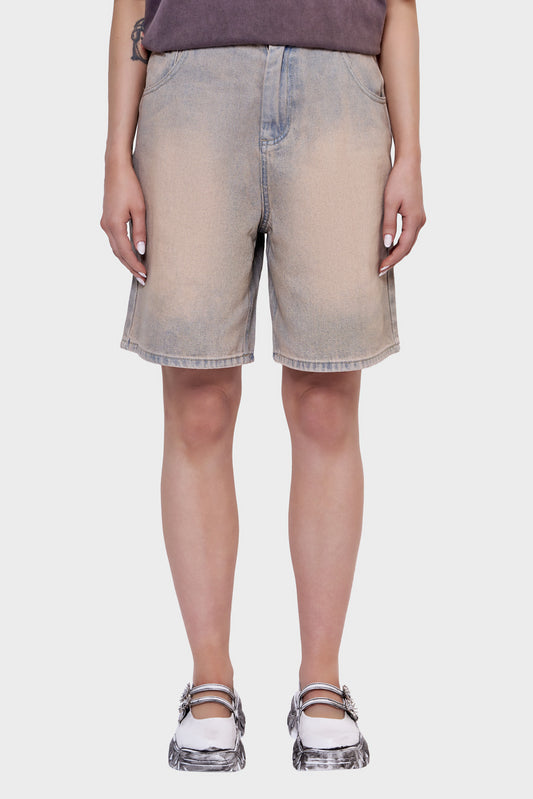 damskie#@Szorty DENIM SHORTS piaskowe