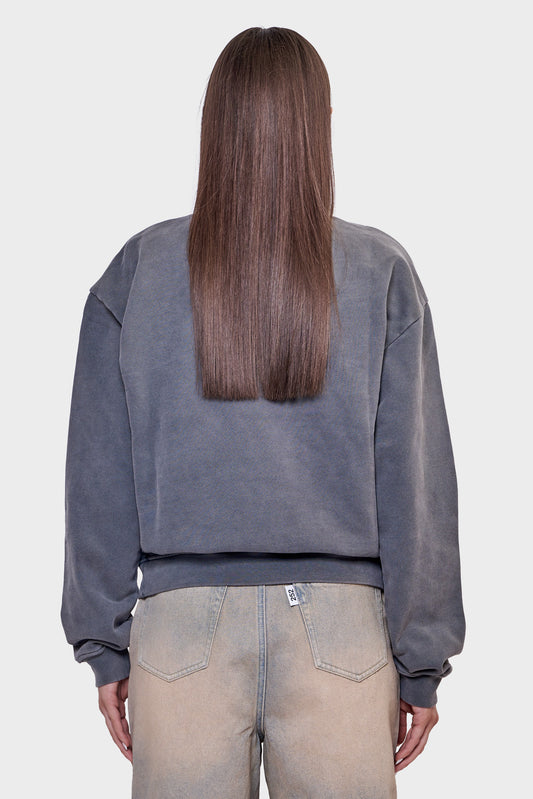damskie#@Bluza HIGHNECK TRACKSUIT W ZIP szara