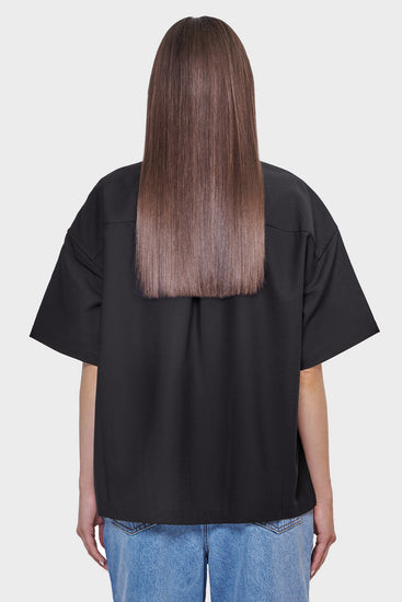 damskie#@Koszula WIJK SHIRT COOL WOOL czarna