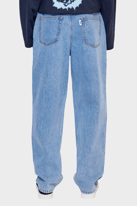 meskie#@Spodnie 252 DENIM/STONE WASH granatowe