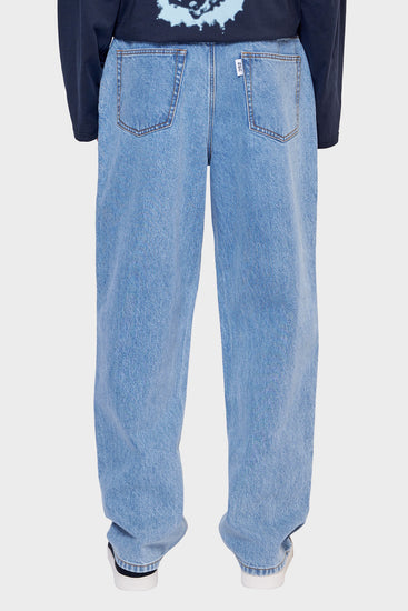meskie#@Spodnie 252 DENIM/STONE WASH granatowe