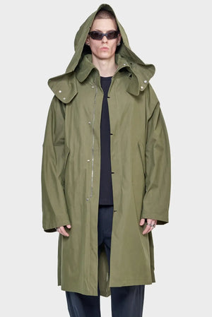 meskie#@Kurtka PARKA CENTER zielona