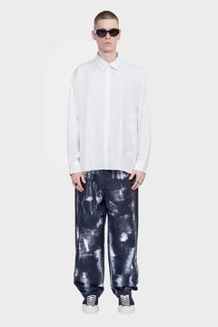 Spodnie REWORKED TROUSER/PAINTED print