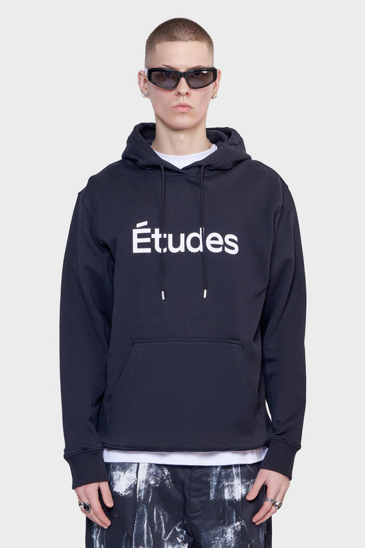 meskie#@Bluza REGULAR HOODIE ETUDES czarna