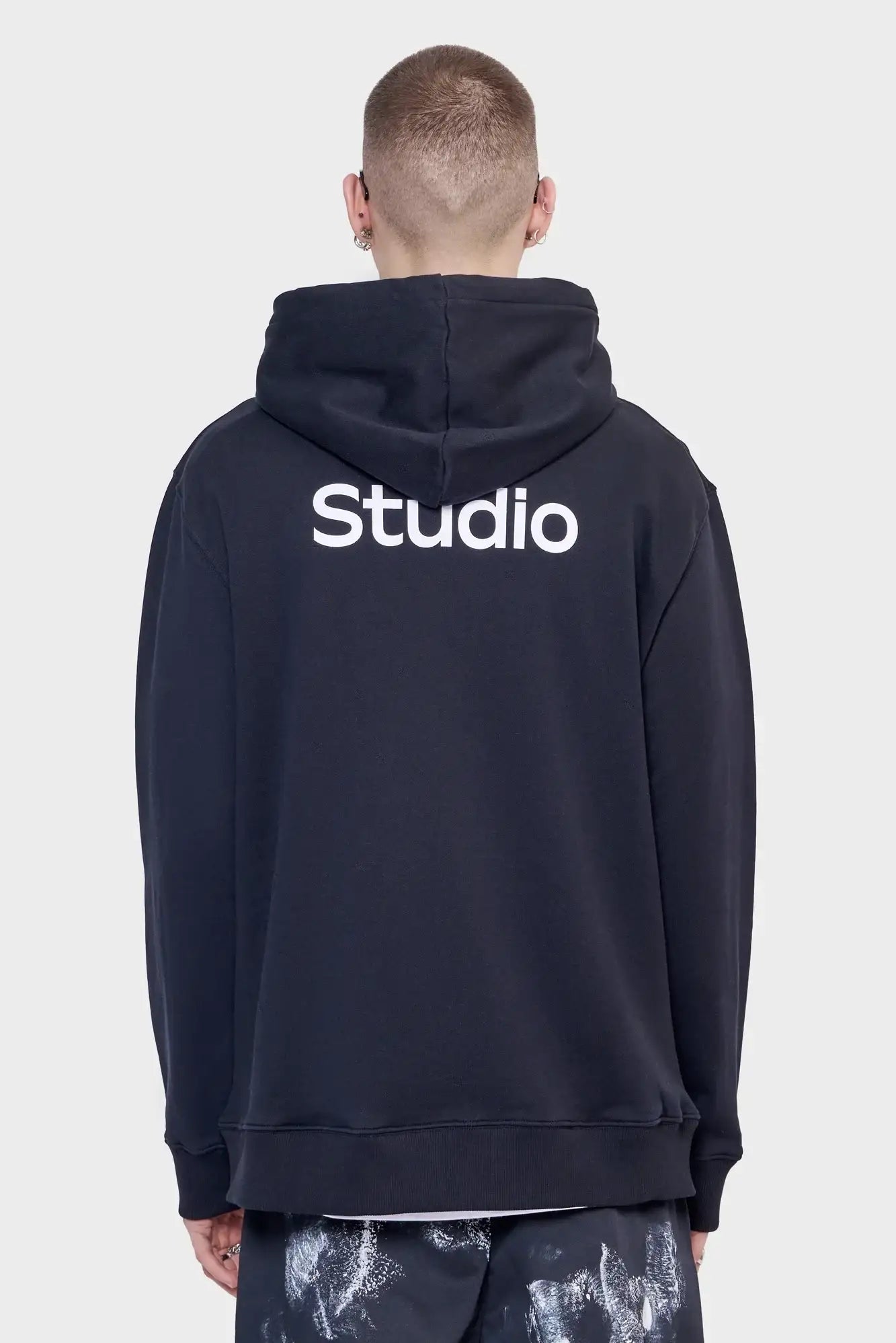 meskie#@Bluza REGULAR HOODIE ETUDES czarna