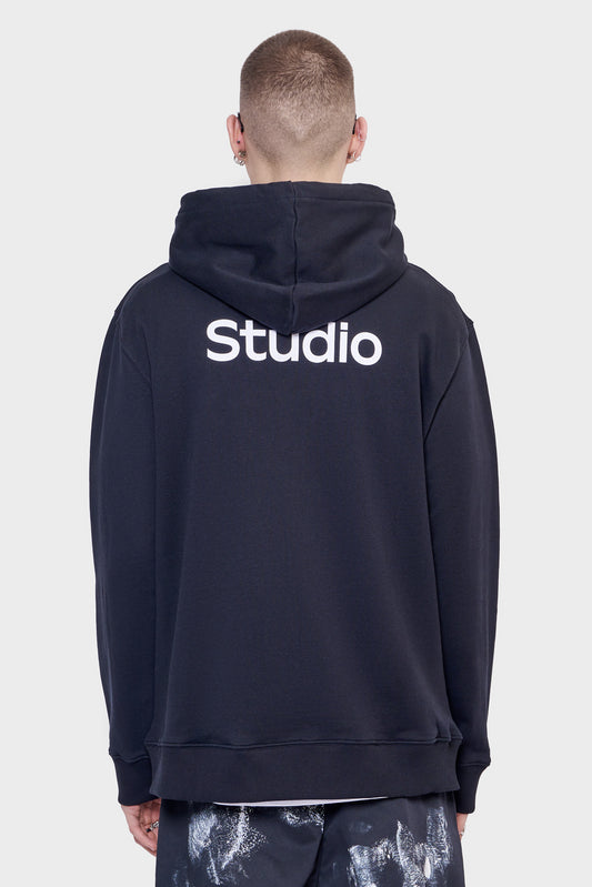 meskie#@Bluza REGULAR HOODIE ETUDES czarna